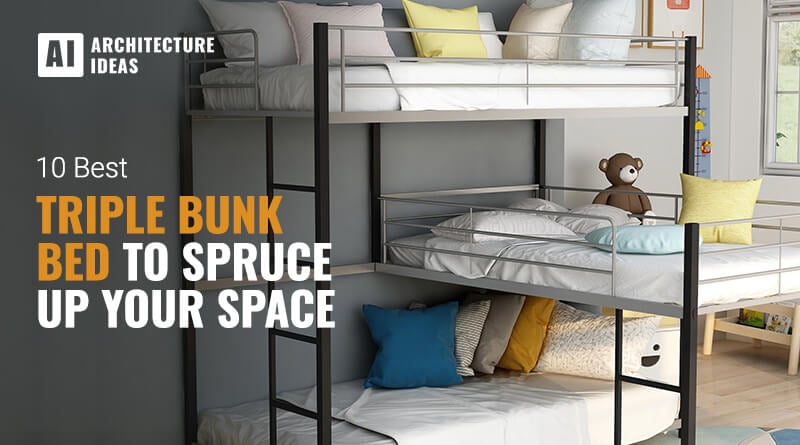 Best Triple Bunk Beds To Spruce Up Your, Space Saving Triple Bunk Beds