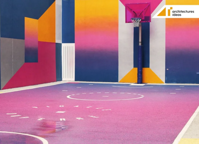 Colourful Basketball Courts Colourful Basketball Courts