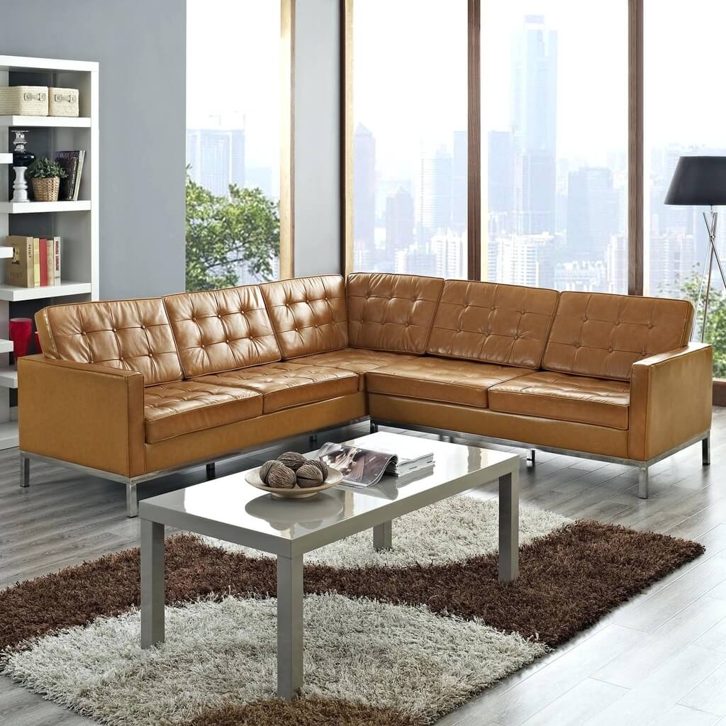 mid century modern couch