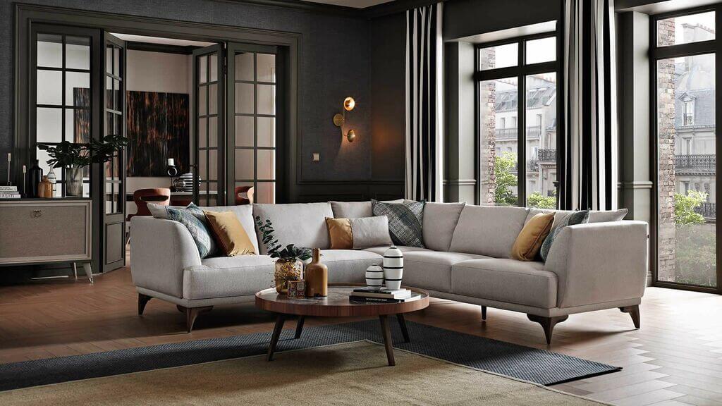 mid century modern sofa