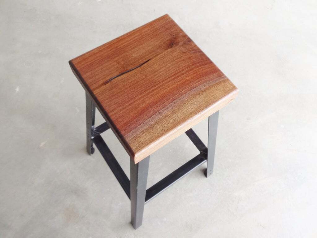 Simple Steel Stool Design