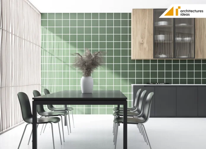 Green Tiles in Your New Kitchens Green Tiles in Your New Kitchens