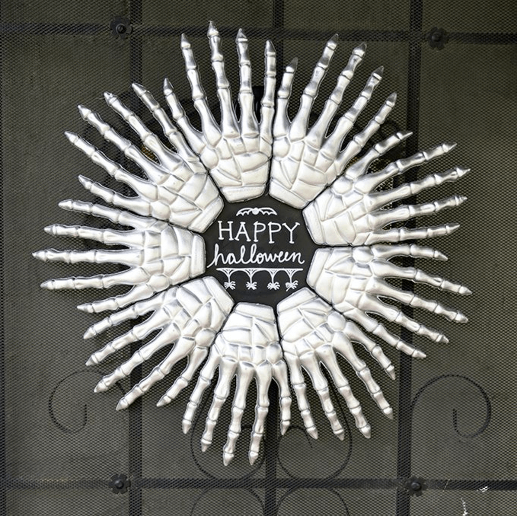 diy halloween wreath