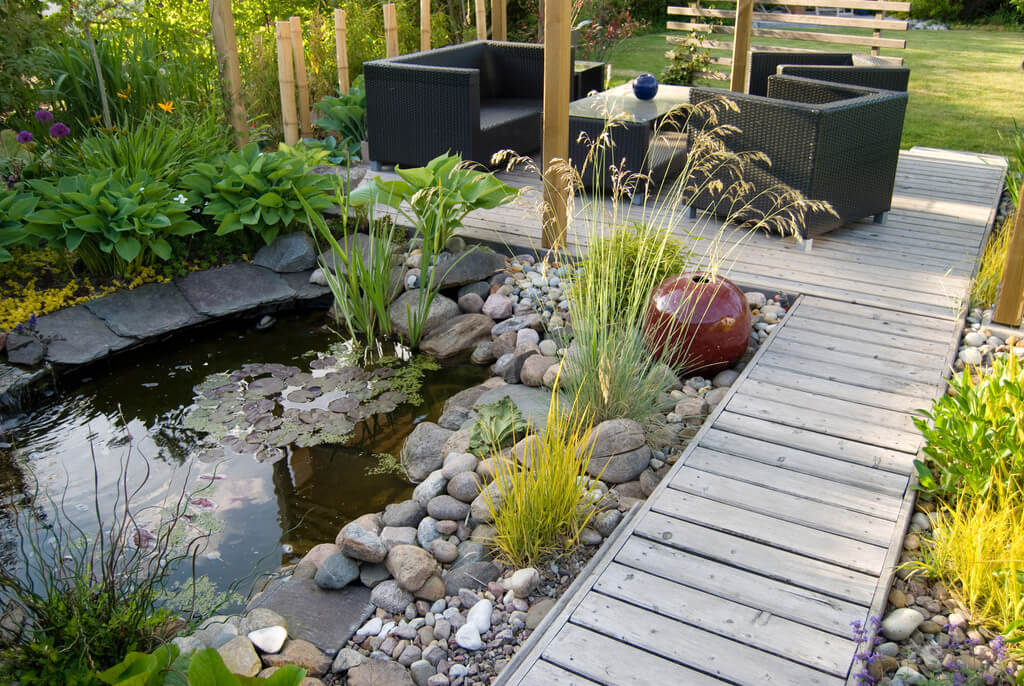 Pond in Your Garden Use Up Empty Space