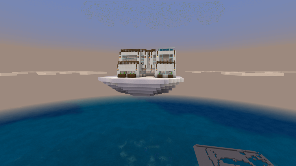 Floating House at the Sea 