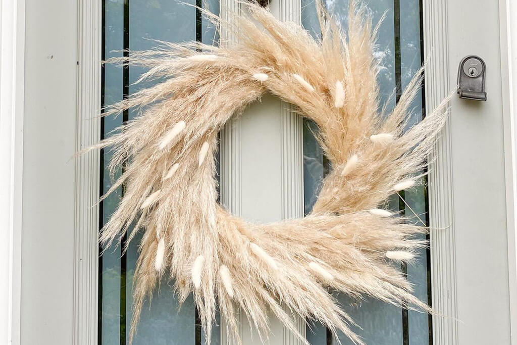 Design Your Own Holiday Pampas Grass Wreath