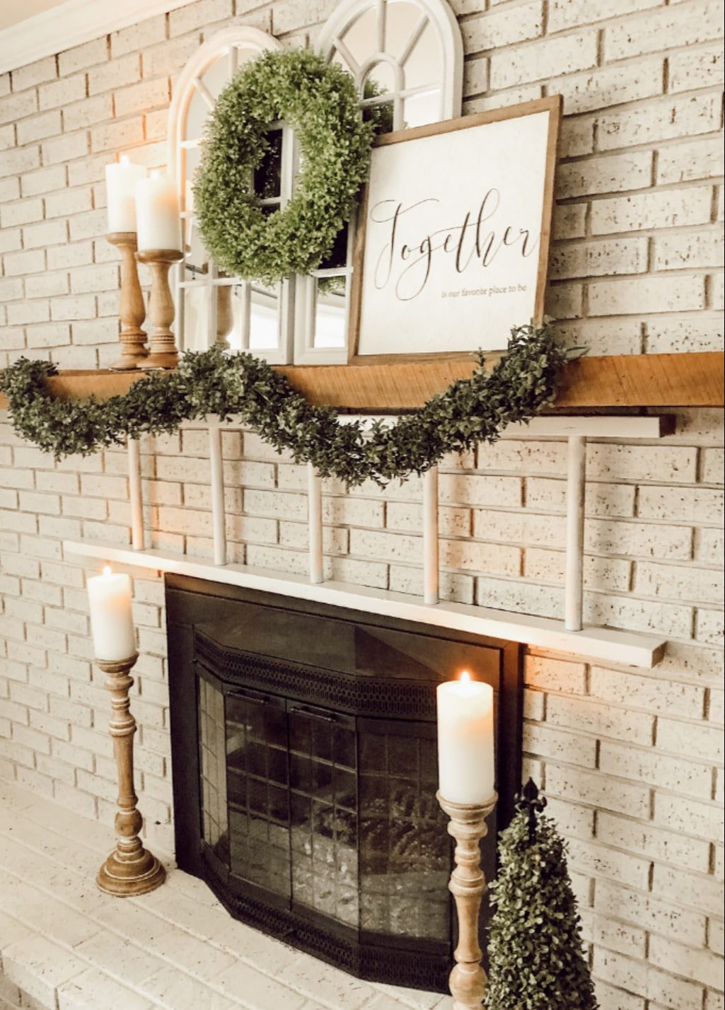 Redo Fireplace Mantel: Pretty and Unique
