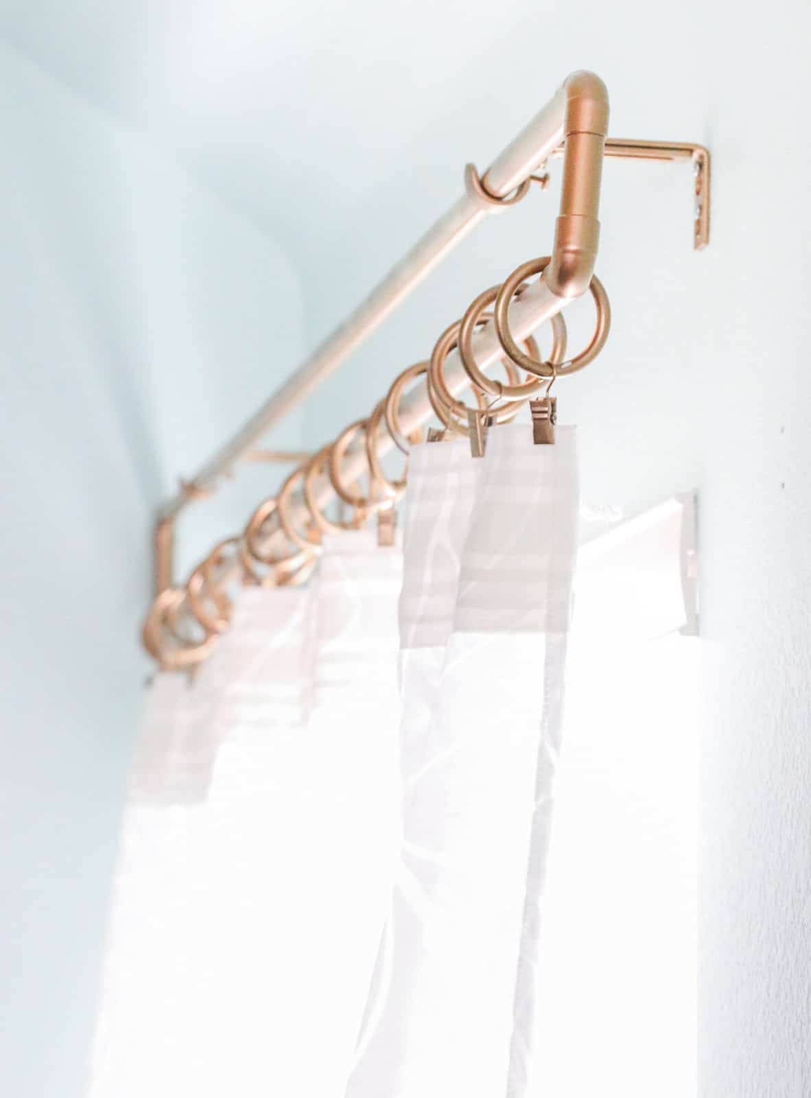 How to Hang Perfect Curtains Using Copper Pipes