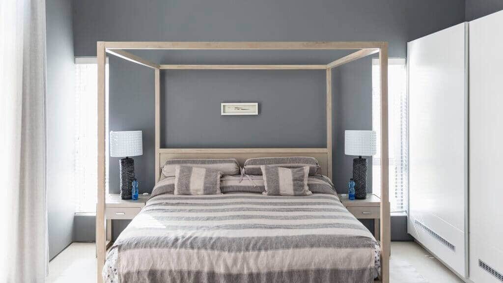 Raw Gray Concrete Look  bedroom ideas
