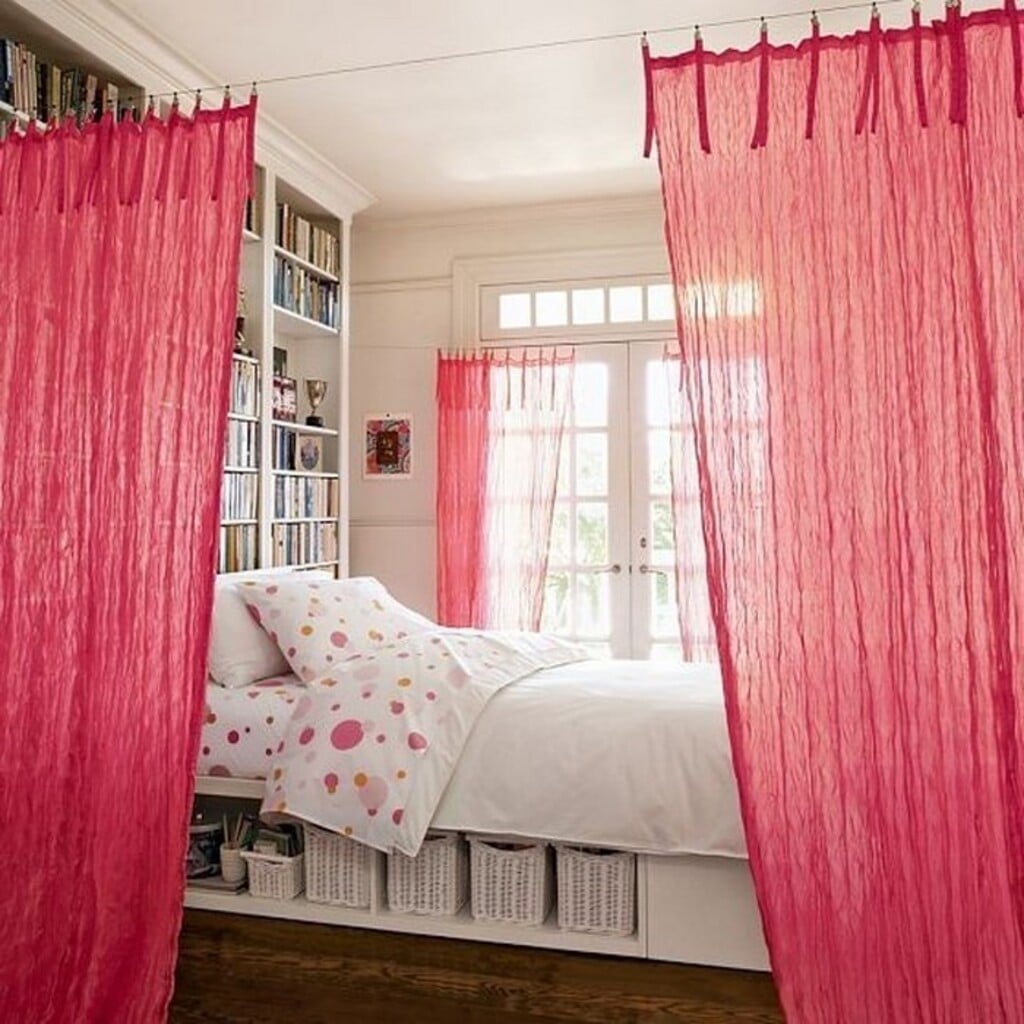 How to Hang Curtains Using A Wire