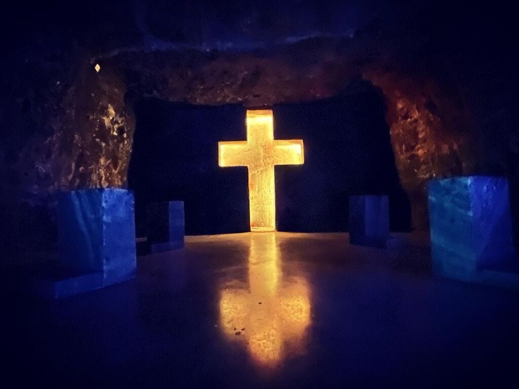 unique Salt Cathedral of Zipaquira (Cundinamarca, Colombia)