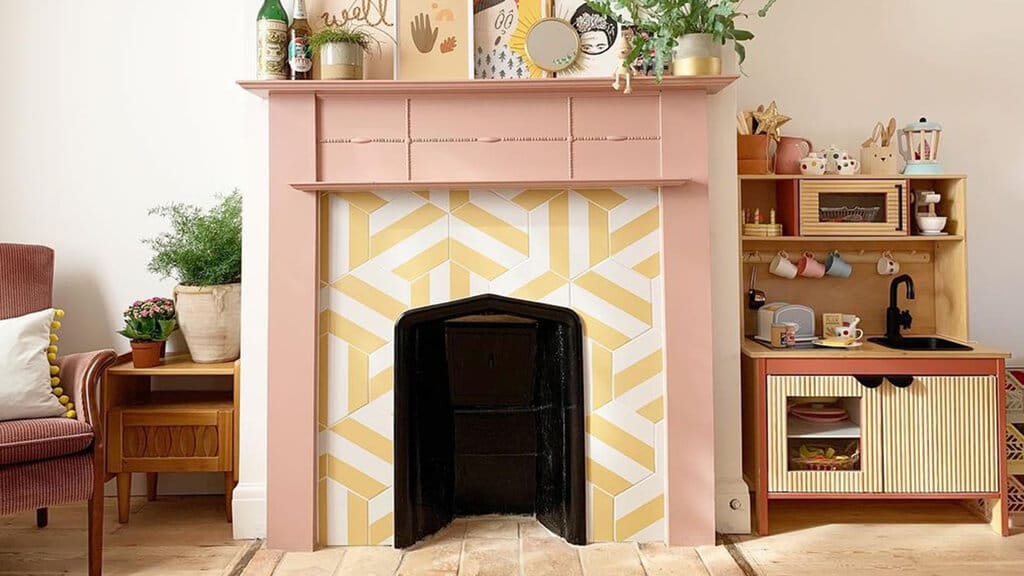 Fireplace Tile Ideas: Mix-and-Match