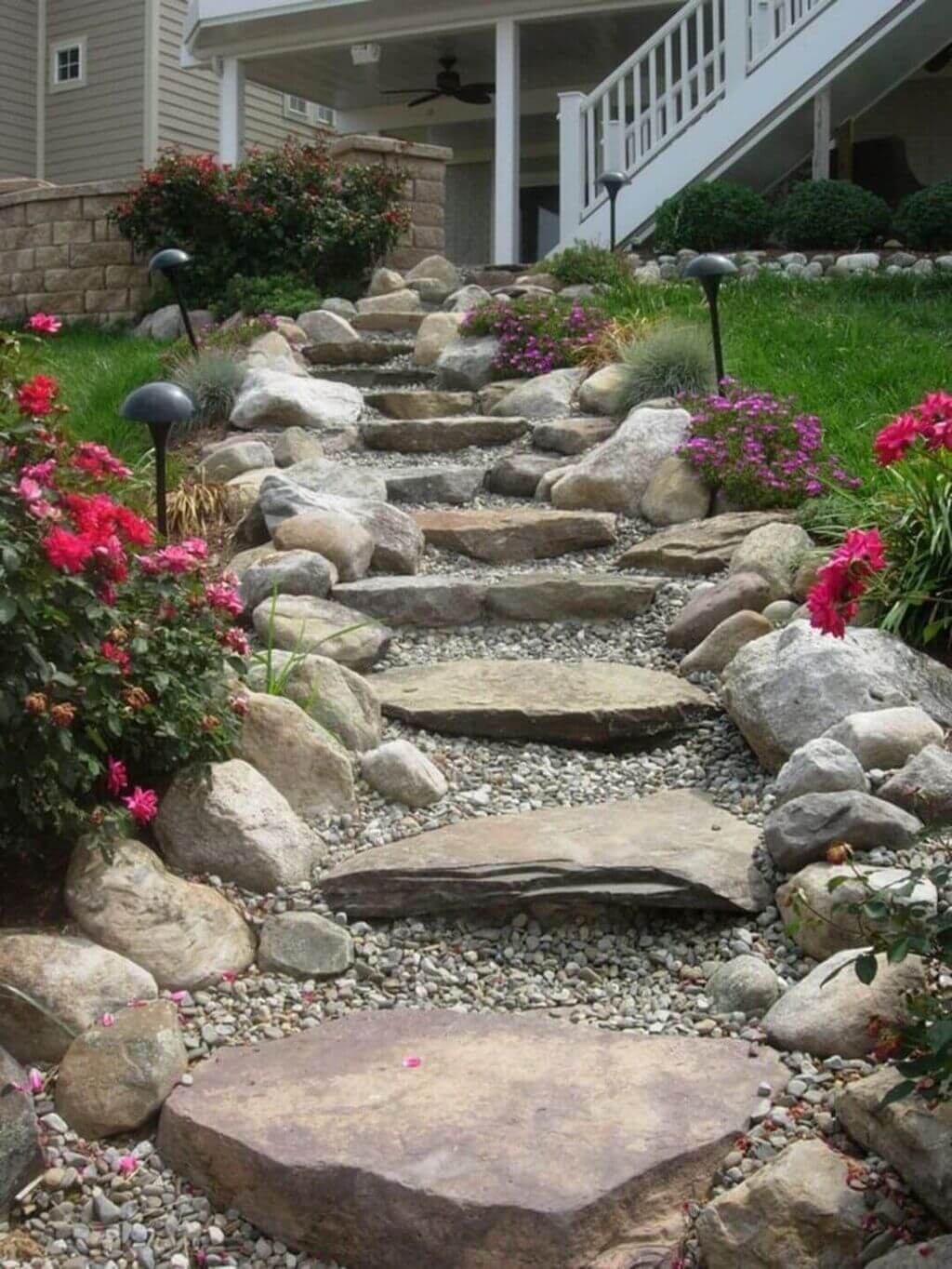 retaining wall ideas for sloped backyard