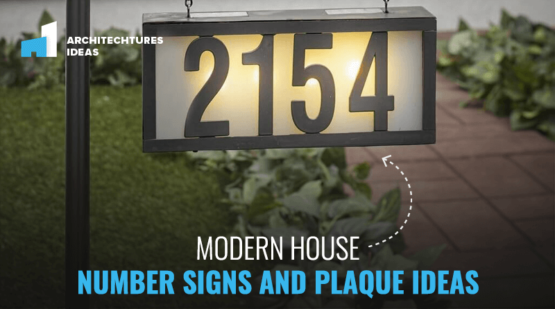 House Number Signs