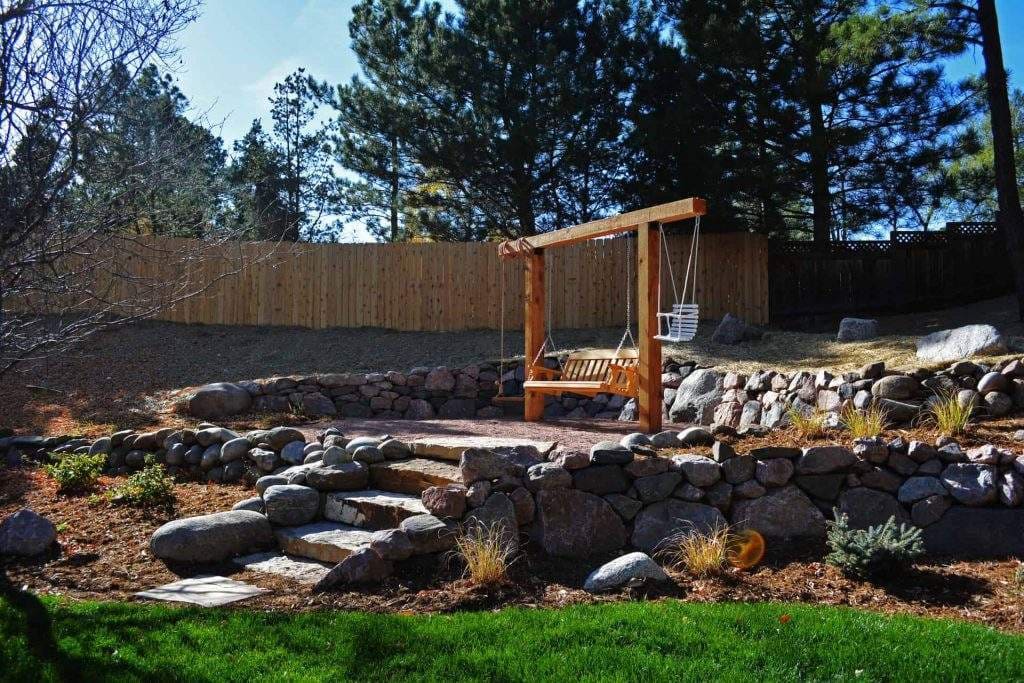 sloped backyard ideas