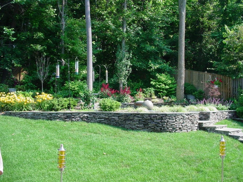 sloped backyard ideas