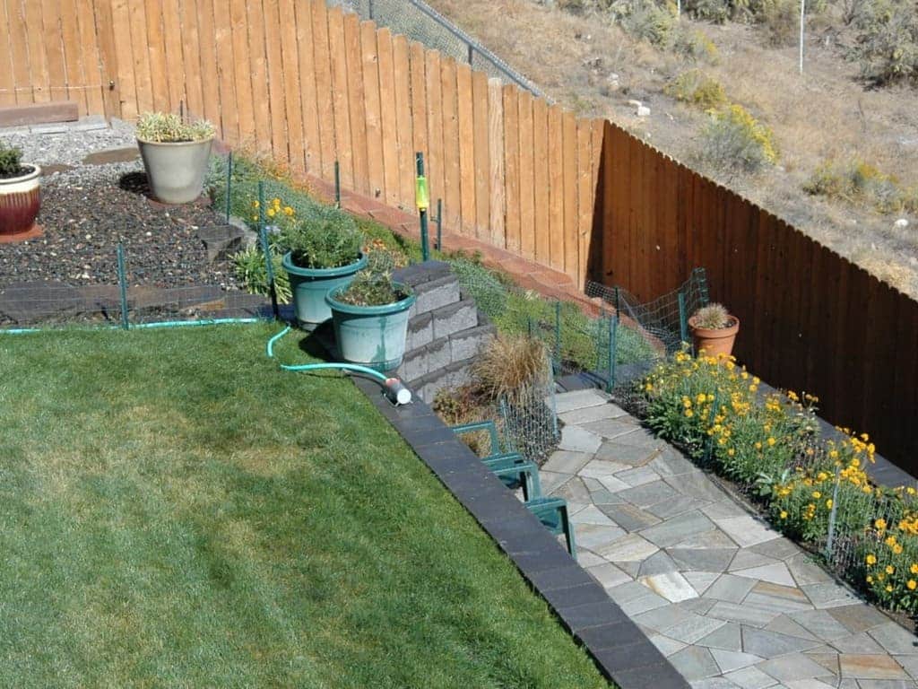 sloped backyard ideas