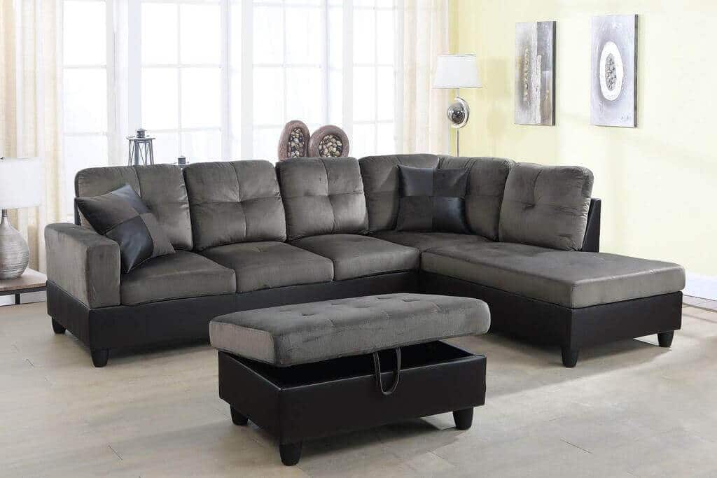 Storage Ottoman Sectional Sofa