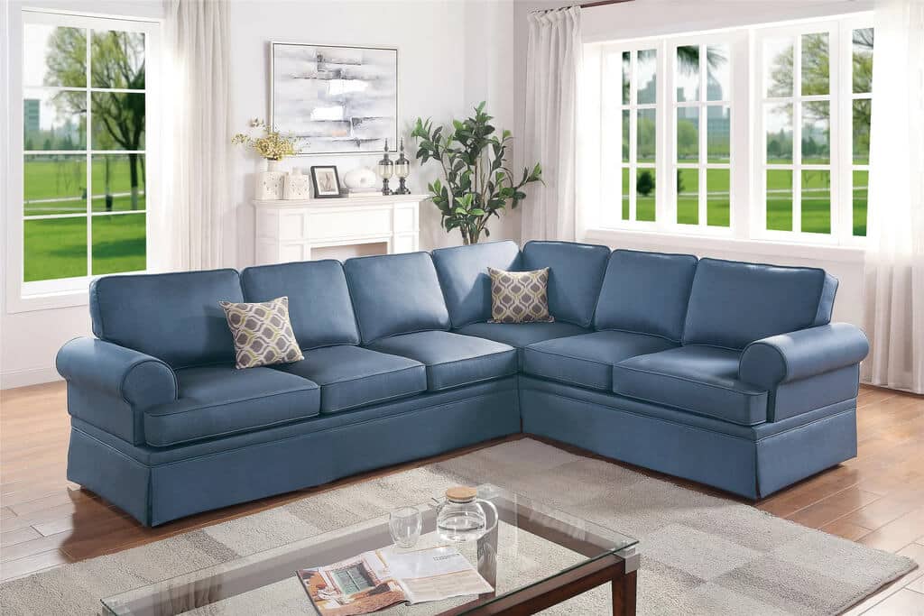 Vibrant Colored Sectional Sofa
