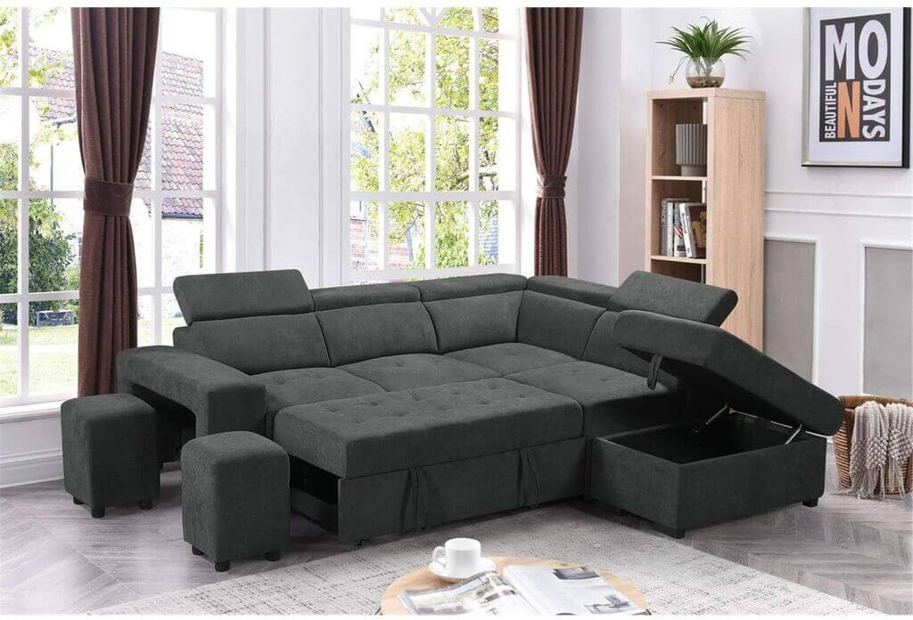  Sleeper Sectional Sofa