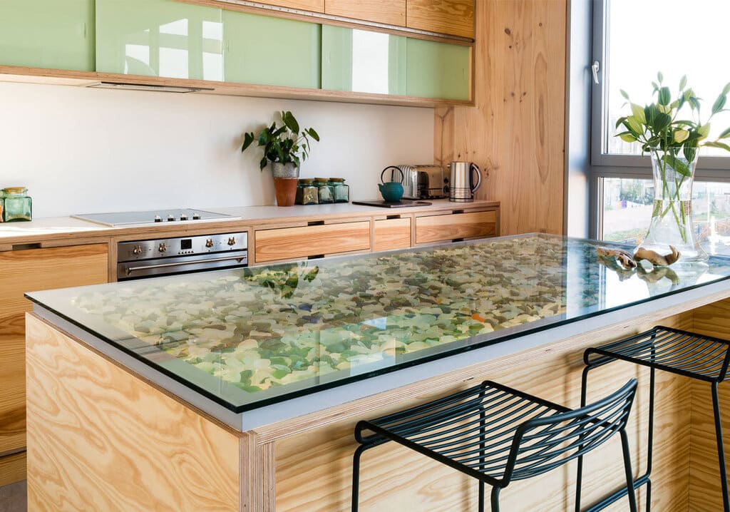 Recycled Glass vs. Quartz Countertops