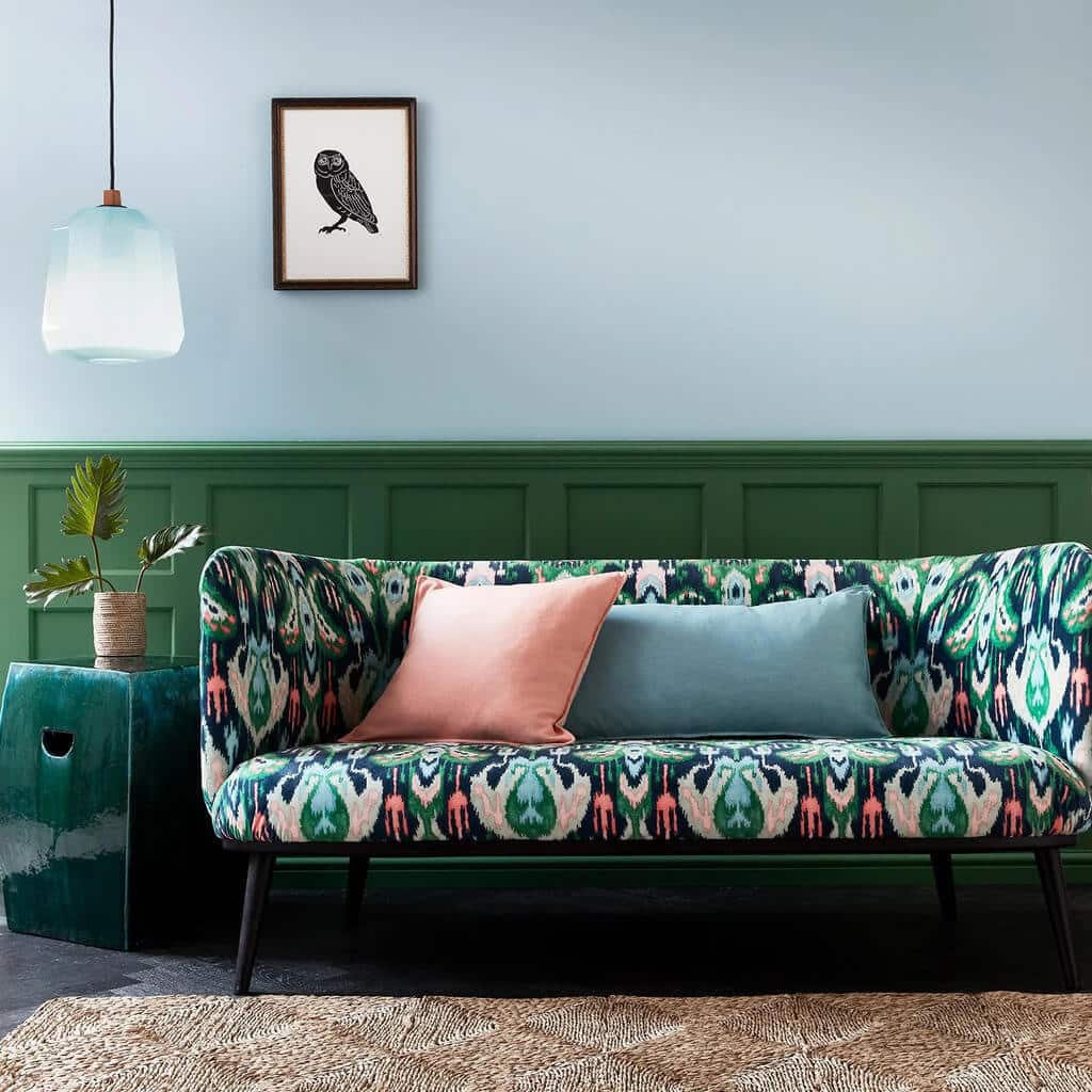 Bold Printed Sofa