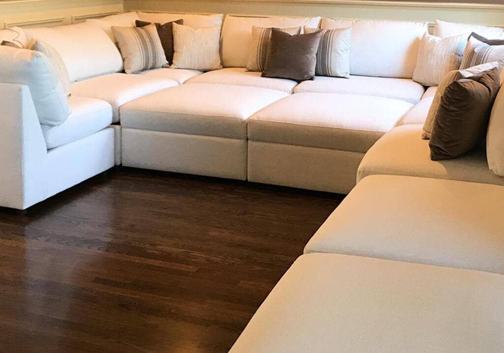 Fully Modular Deep Sectional Sofa