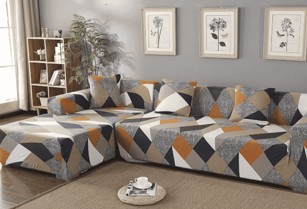 Wild Geometric Design sofa set