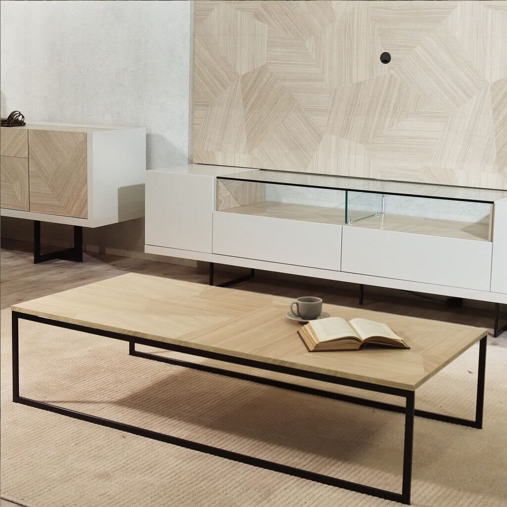 Sleek yet Large Wooden Coffee Tables