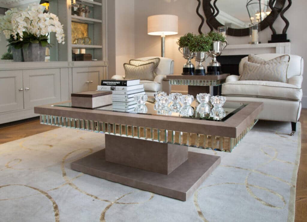 Stacked and Staggered Large Coffee Table