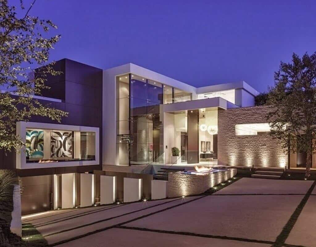 modern mansions