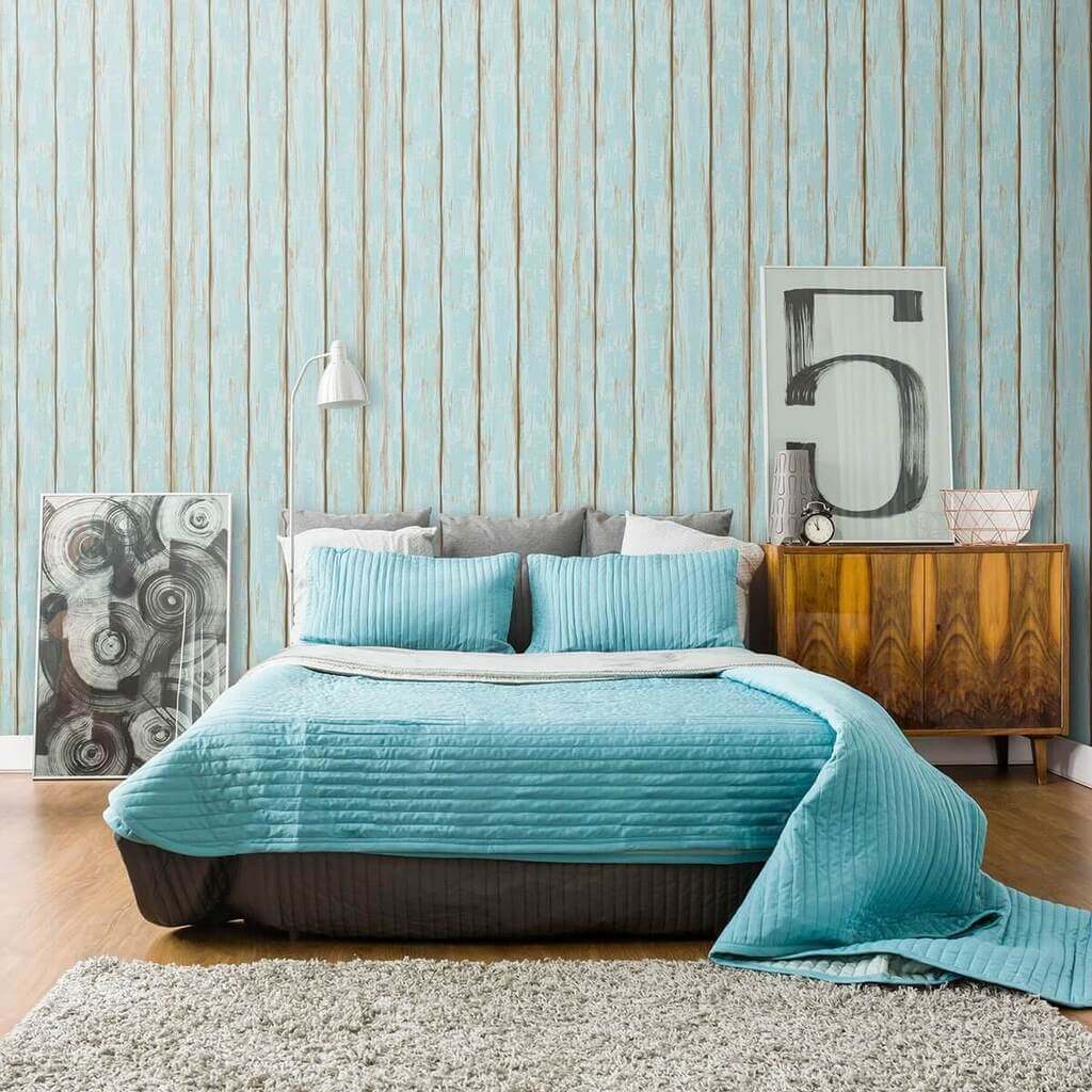 Wooden Plank Textured Removable Wallpaper