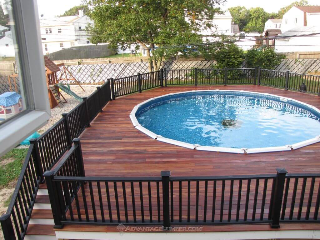 Exotic Above Ground Pools with Deck above ground pool deck
