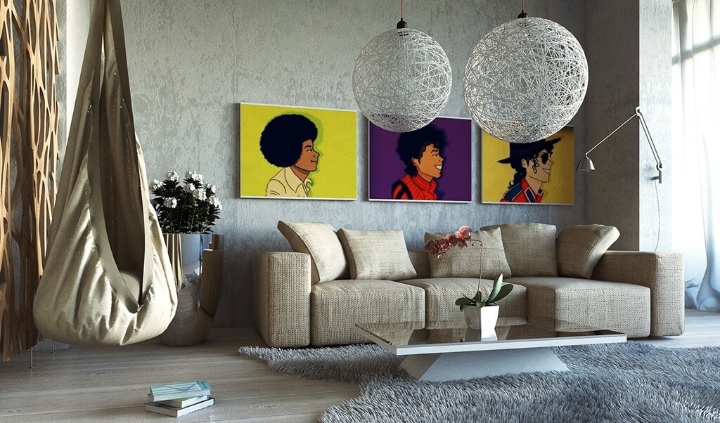 Invest in Large Art Pieces for living room feel cozy
