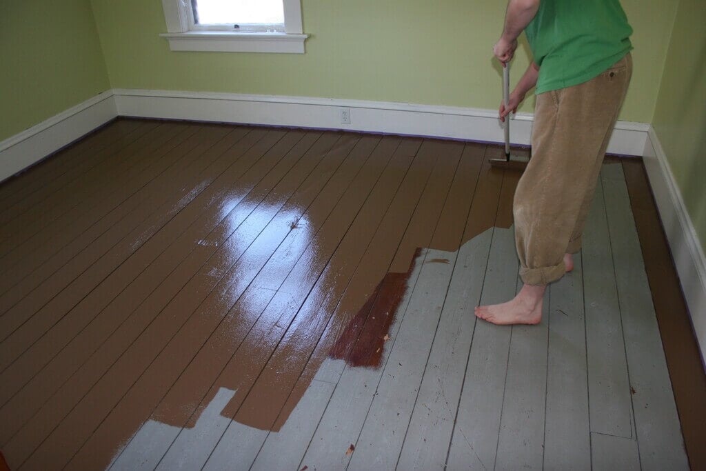 Paint Your Floorboards for renovation