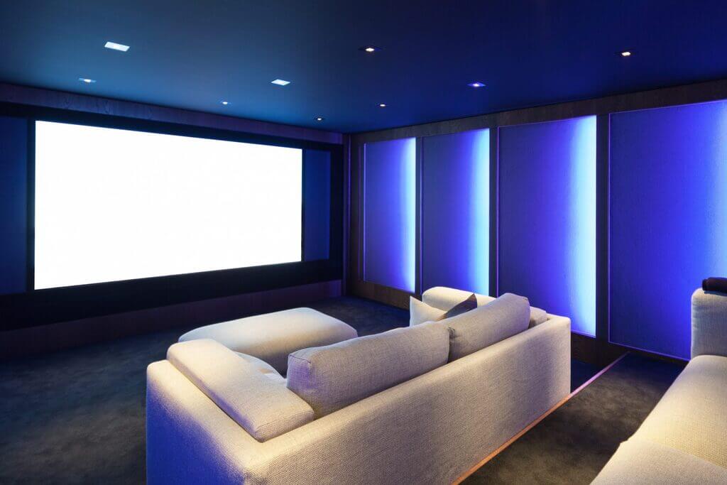 Install Mood Lighting in home theater