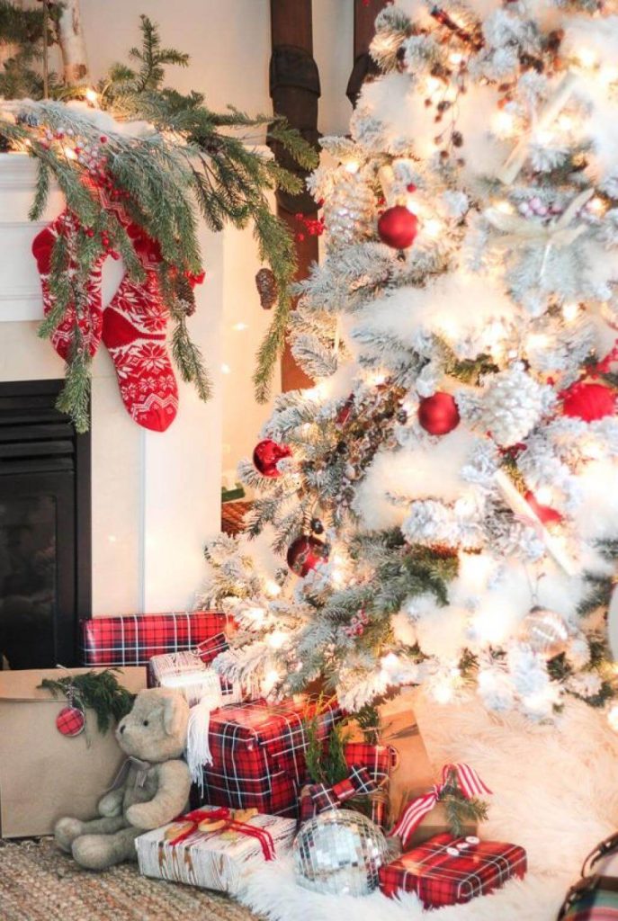 30 Best White Christmas Tree Ideas For A Stunning Display 2024   White Christmas Tree 4 687x1024 