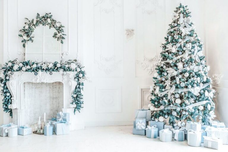 30 Best White Christmas Tree Ideas For A Stunning Display 2024   White Christmas Tree 5 768x512 