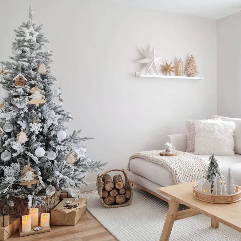 30+ Best White Christmas Tree Ideas for a Stunning Display 2024 ...