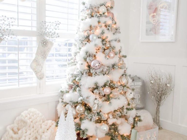 30+ Best White Christmas Tree Ideas for a Stunning Display 2024