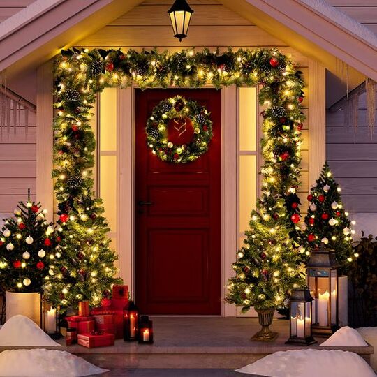 Home Entrances Should be Lit and Decorated