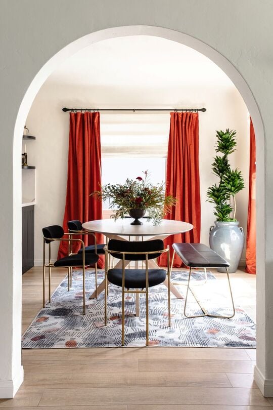 magical curtain dining room