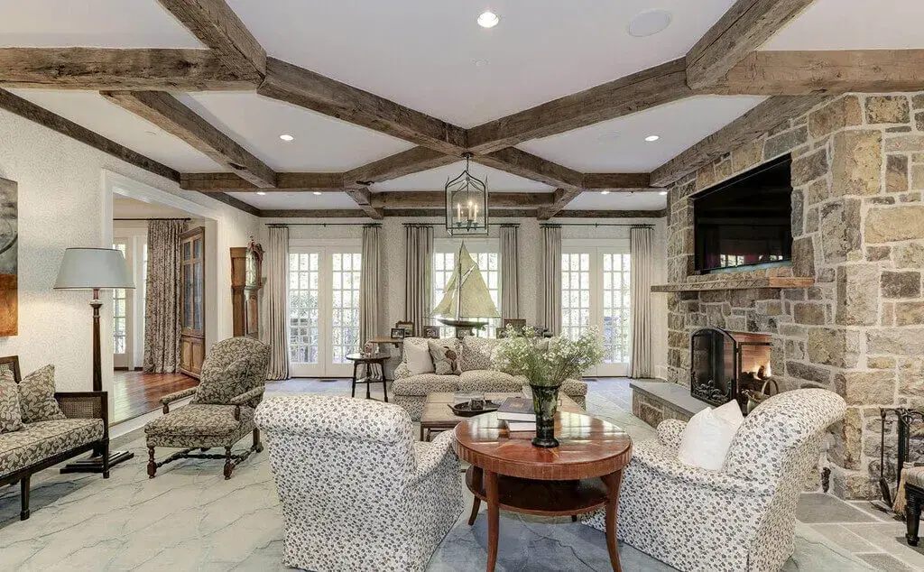 Cool Coffered Ceiling Ideas for a Rustic Home