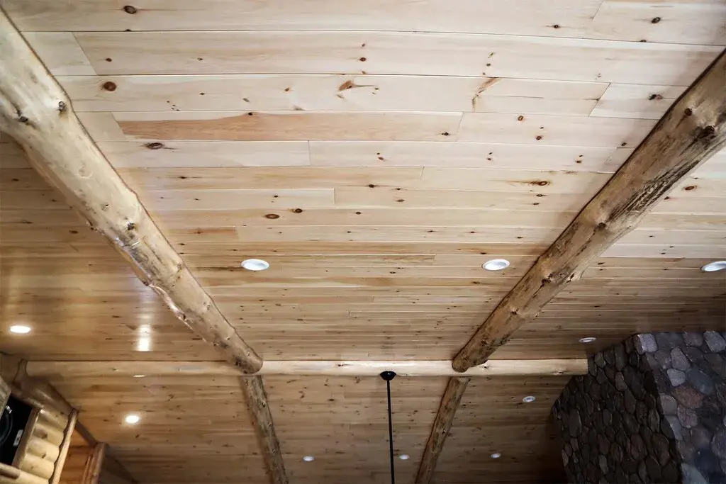 tongue and groove ceiling