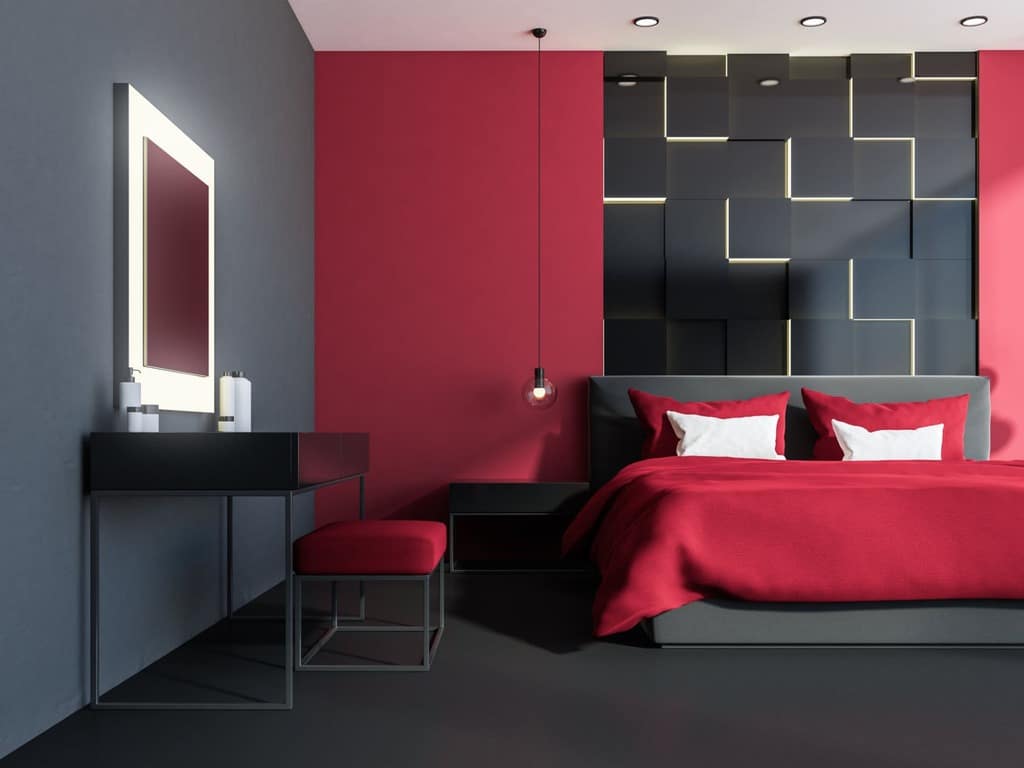 two colour combination for bedroom walls