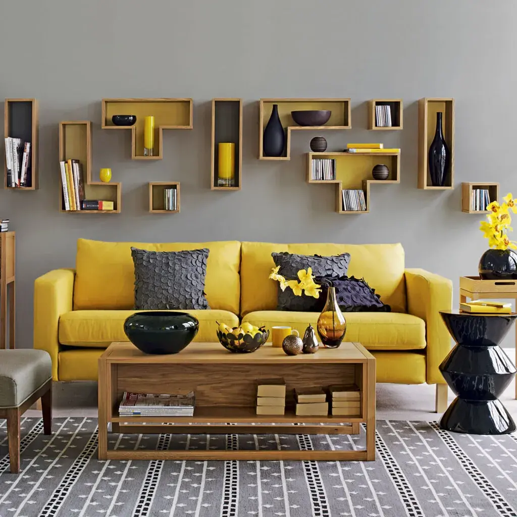 Mustard Colours that Complement Brown