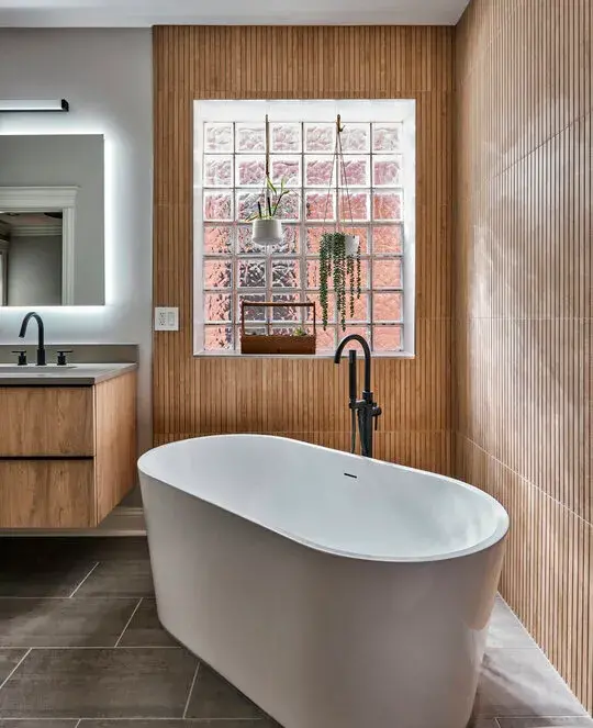 Textures and Cladding for Master Bathroom Ideas