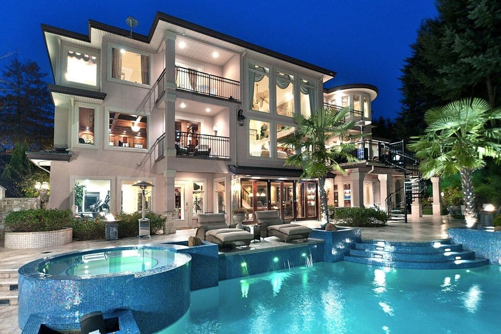 big modern houses