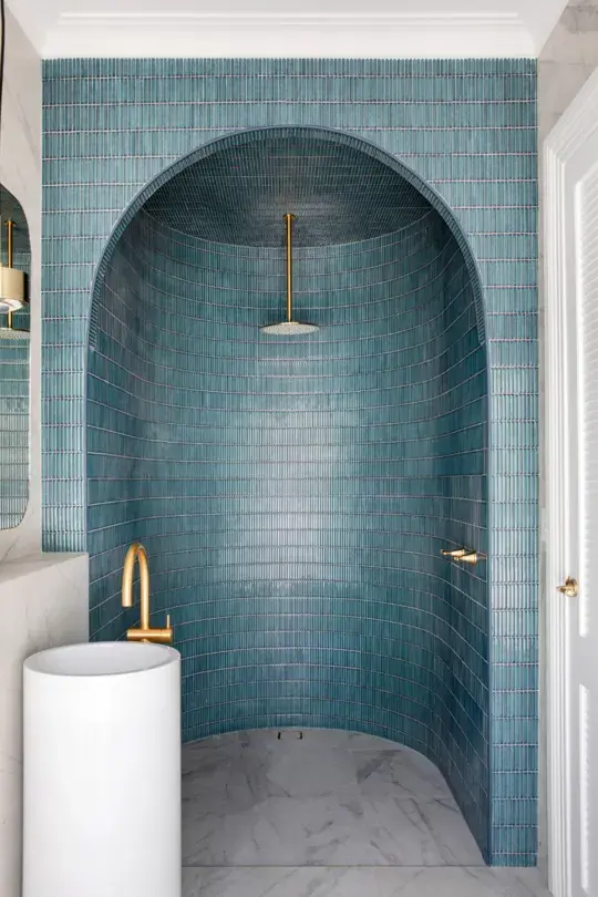 Carved-in Shower luxury master bathroom ideas