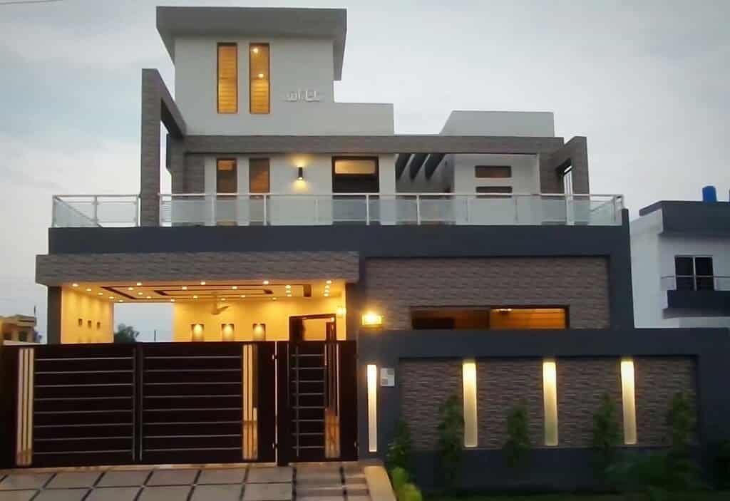  Contemporary Village House Front Design in India